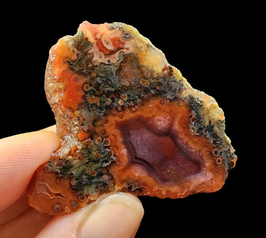 Mossy Orange Agate