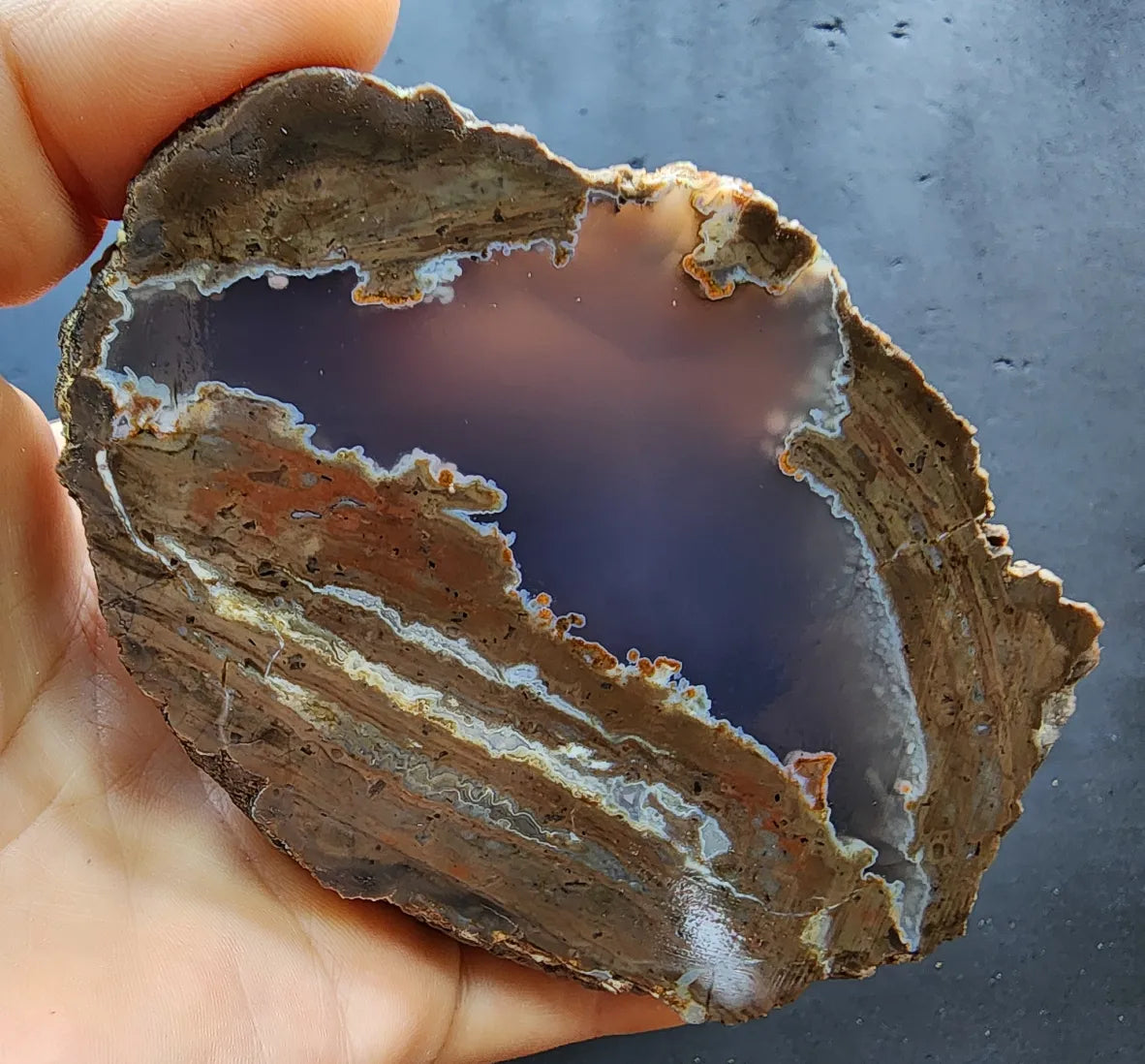 Rare Thunder Egg Pair