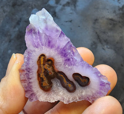 Amethyst Crystal & Agate