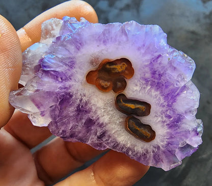 Amethyst Crystal & Agate