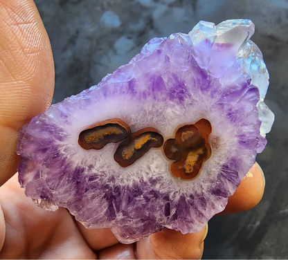 Amethyst Crystal & Agate