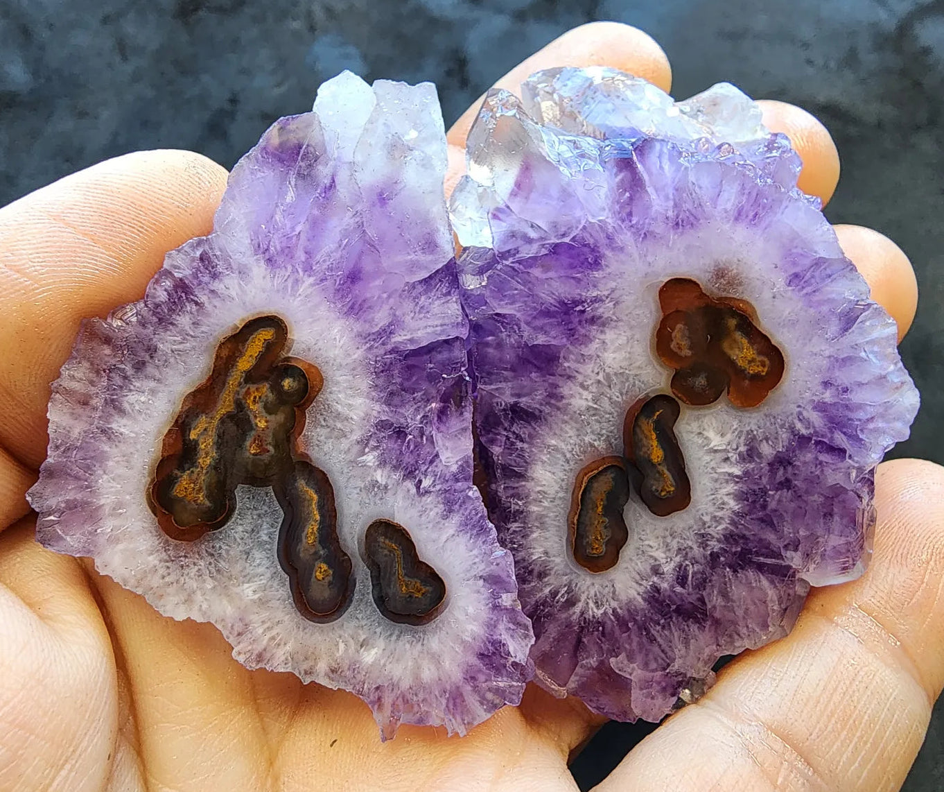 Amethyst Crystal & Agate