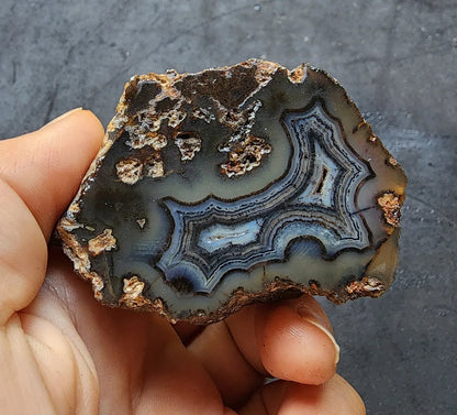 Dark Blue Agate