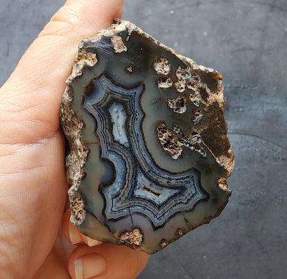 Dark Blue Agate