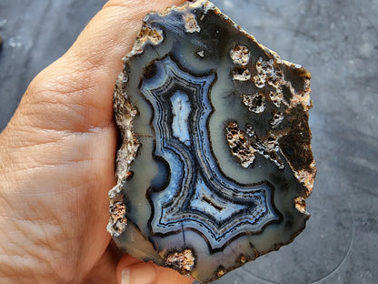 Dark Blue Agate