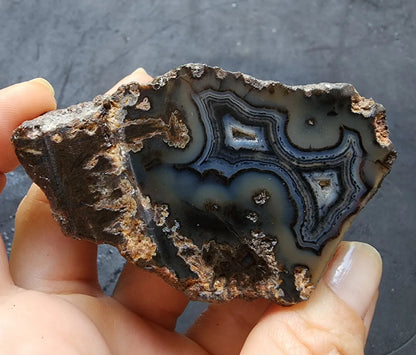 Dark Blue Agate