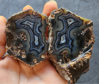 Dark Blue Agate