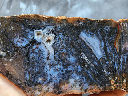 Dendritic Blue Agate