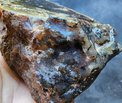 Dendritic Blue Agate