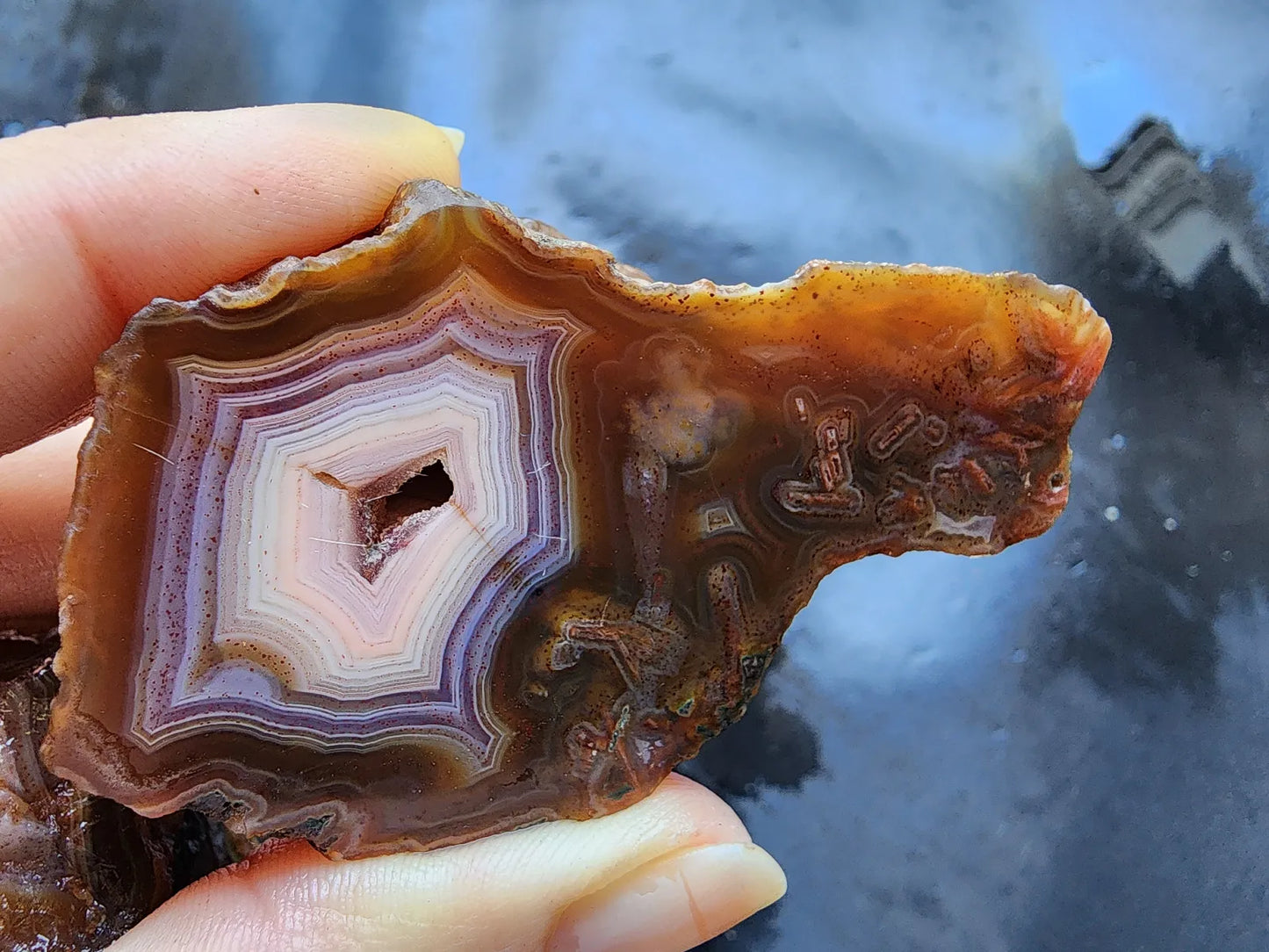 Polished Agate Pair