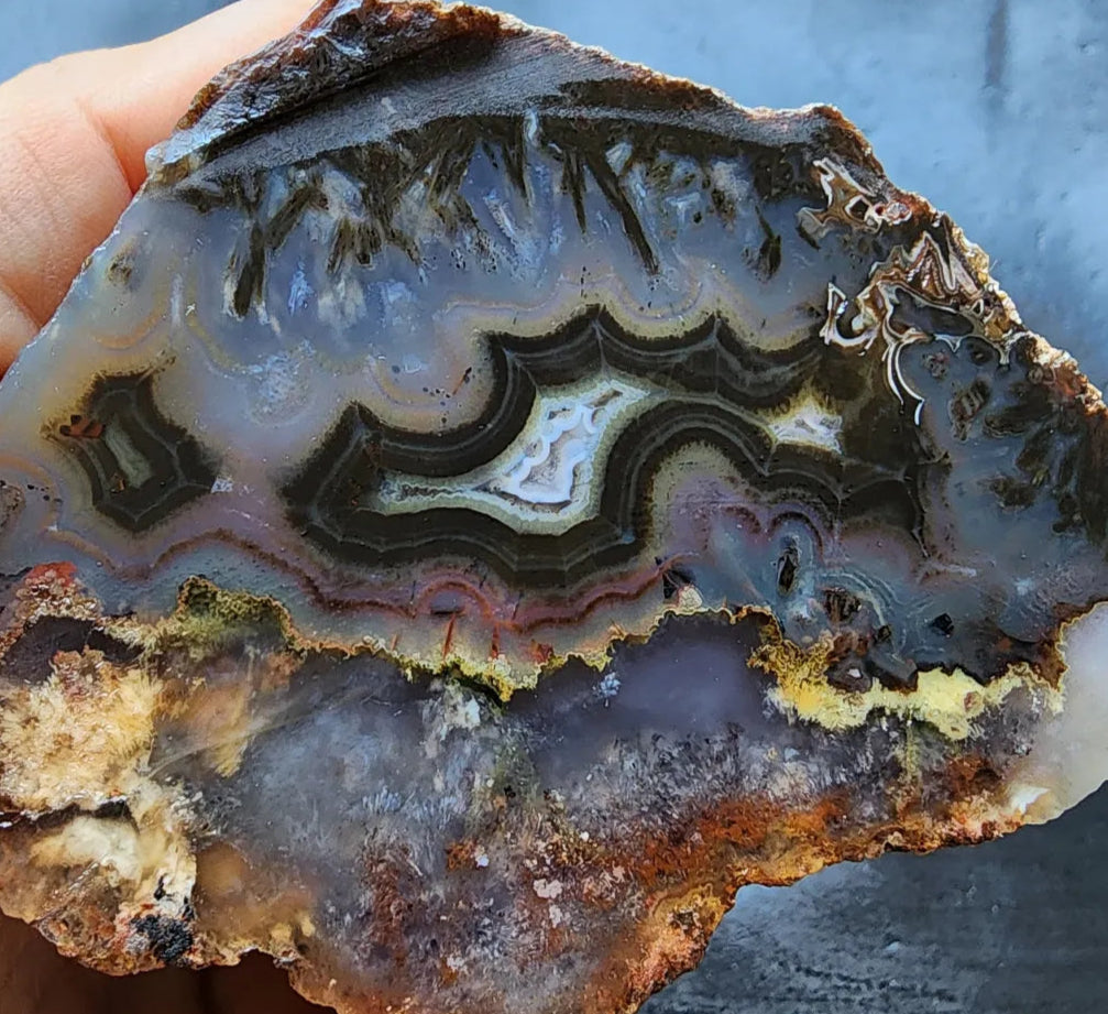 Floater Agate Pair