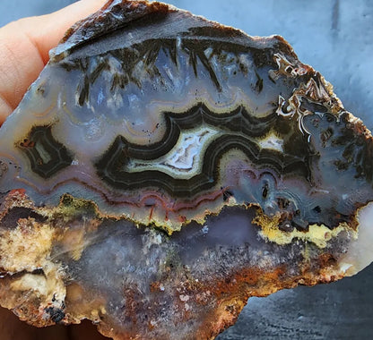 Floater Agate Pair