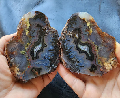 Floater Agate Pair