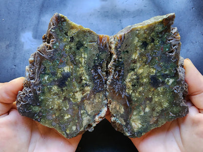 Green Agate Pair