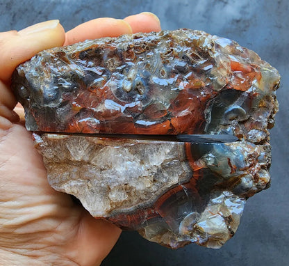 Bubble Red Agate