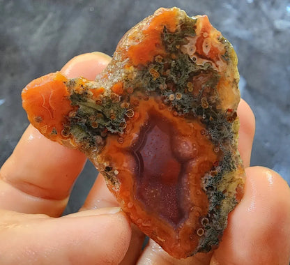 Mossy Orange Agate