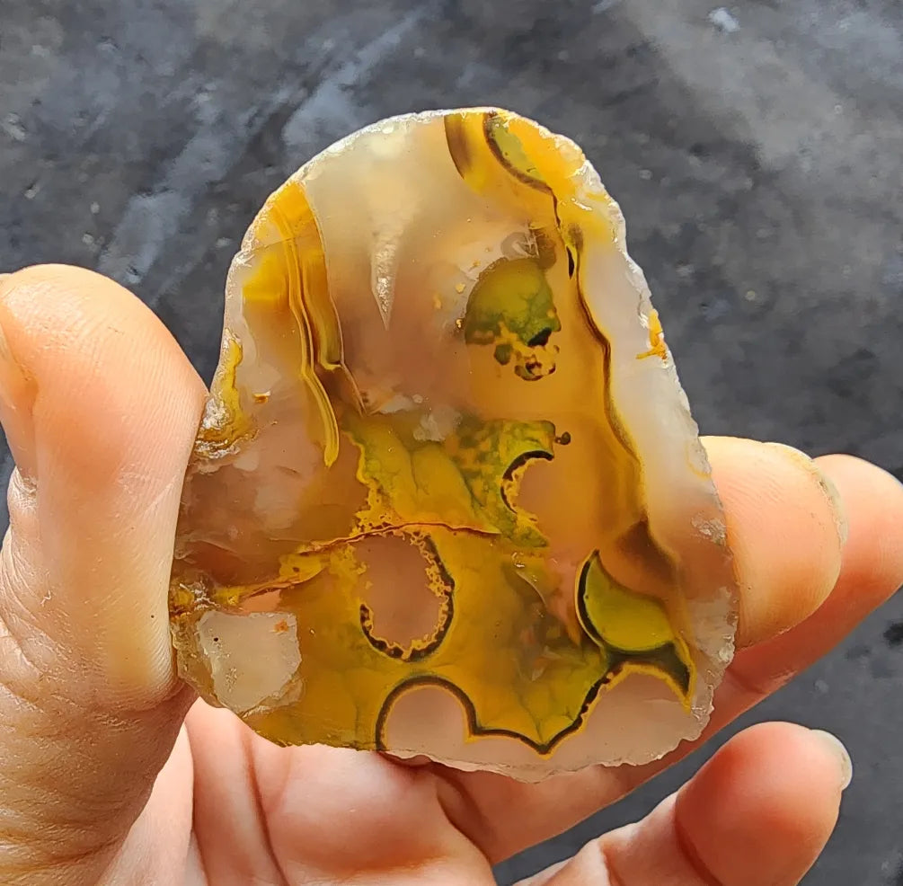 Abstract Art - Yellow Agate