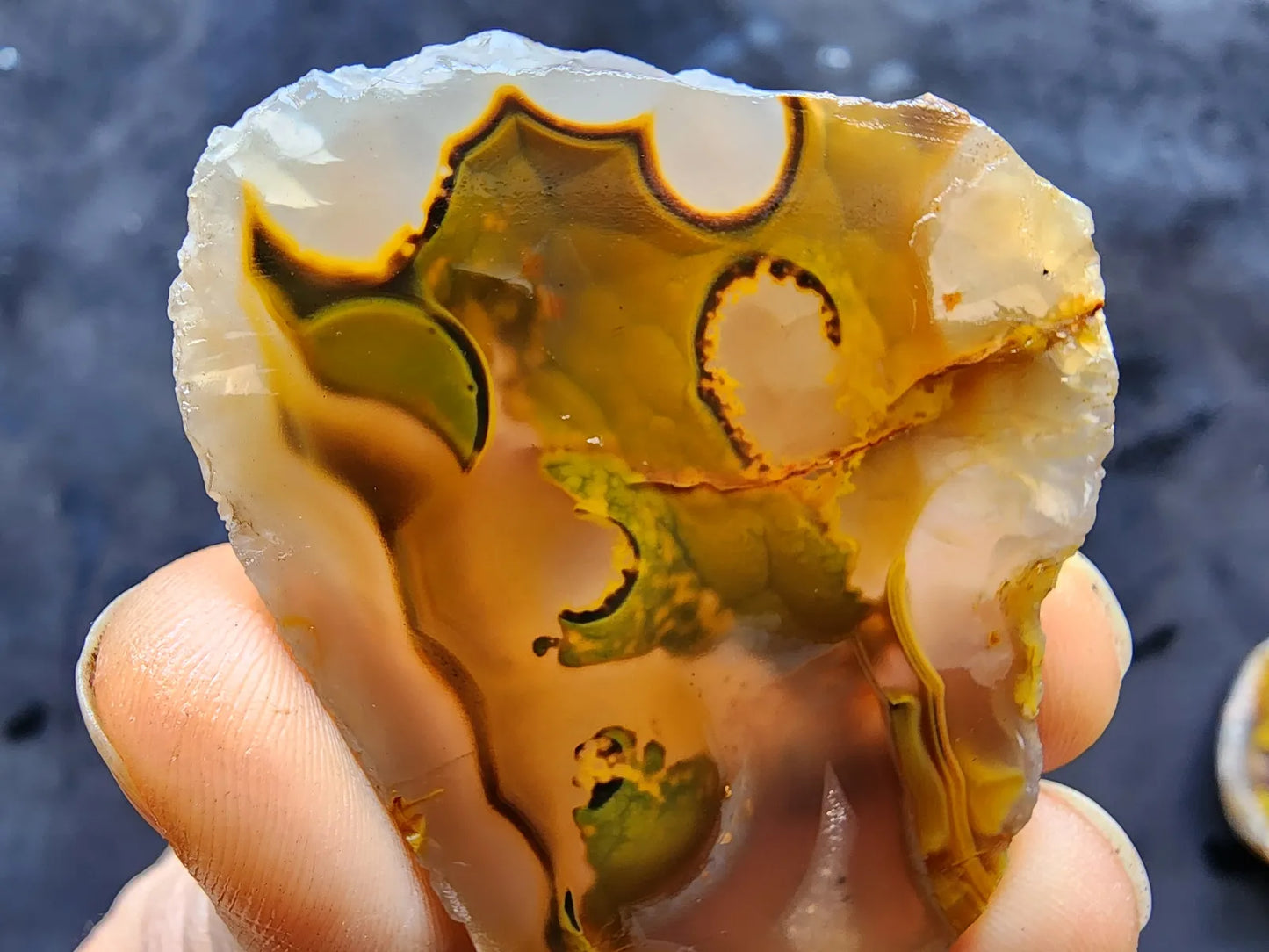 Abstract Art - Yellow Agate