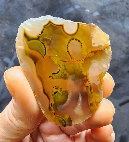 Abstract Art - Yellow Agate
