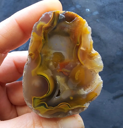 Abstract Art - Yellow Agate