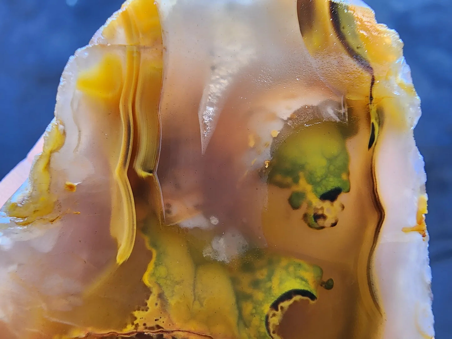 Abstract Art - Yellow Agate